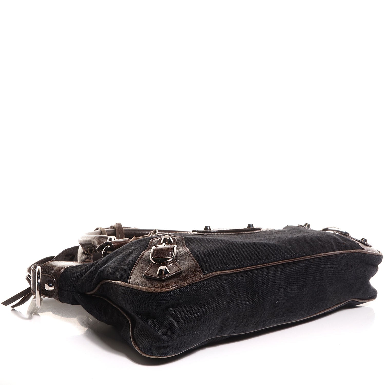 Balenciaga Chevre Denim Classic Hardware First Chocolate 10 of 14