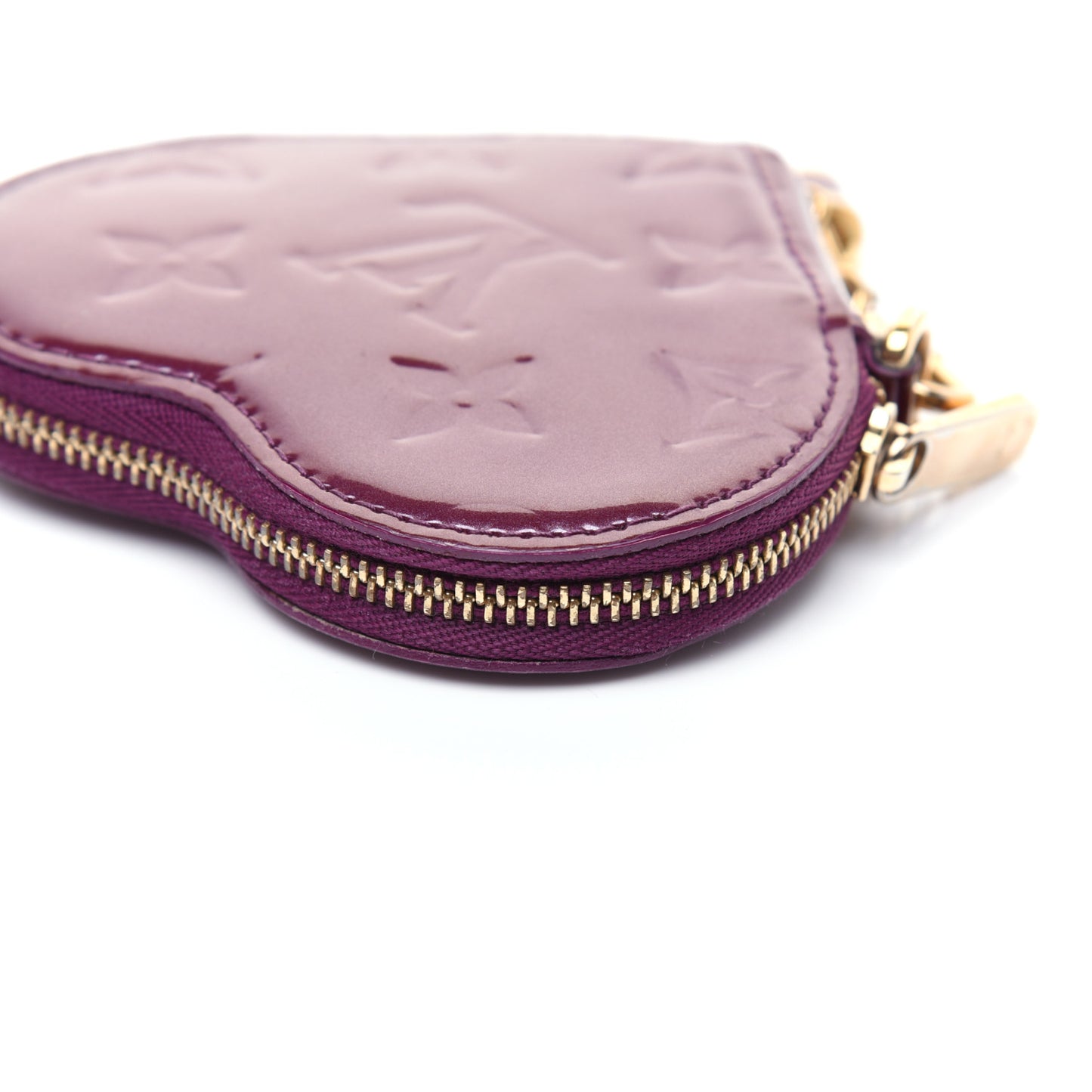 Vernis Heart Coin Purse Violet