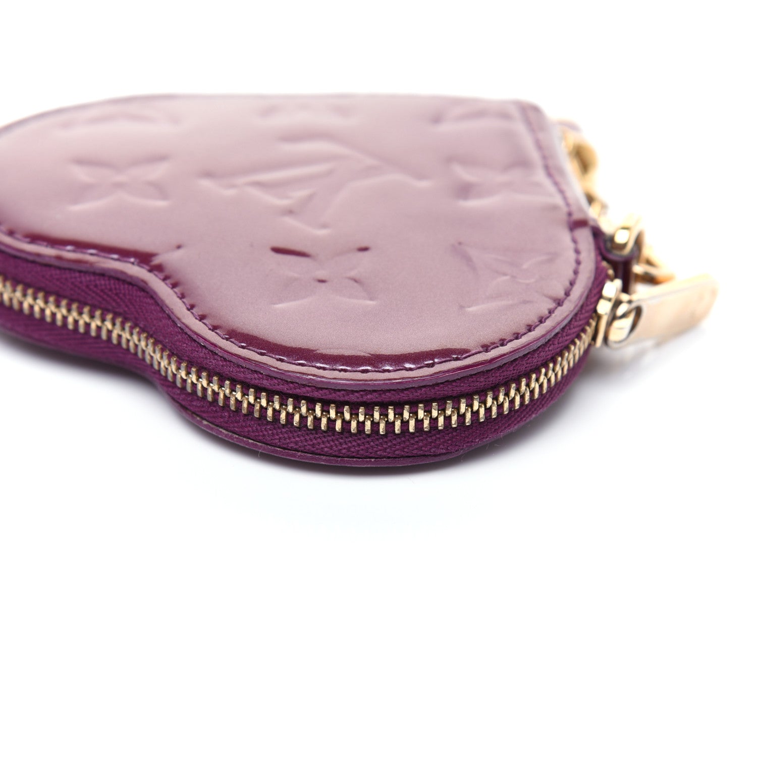 Louis Vuitton Vernis Heart Coin Purse Violet 7 of 15