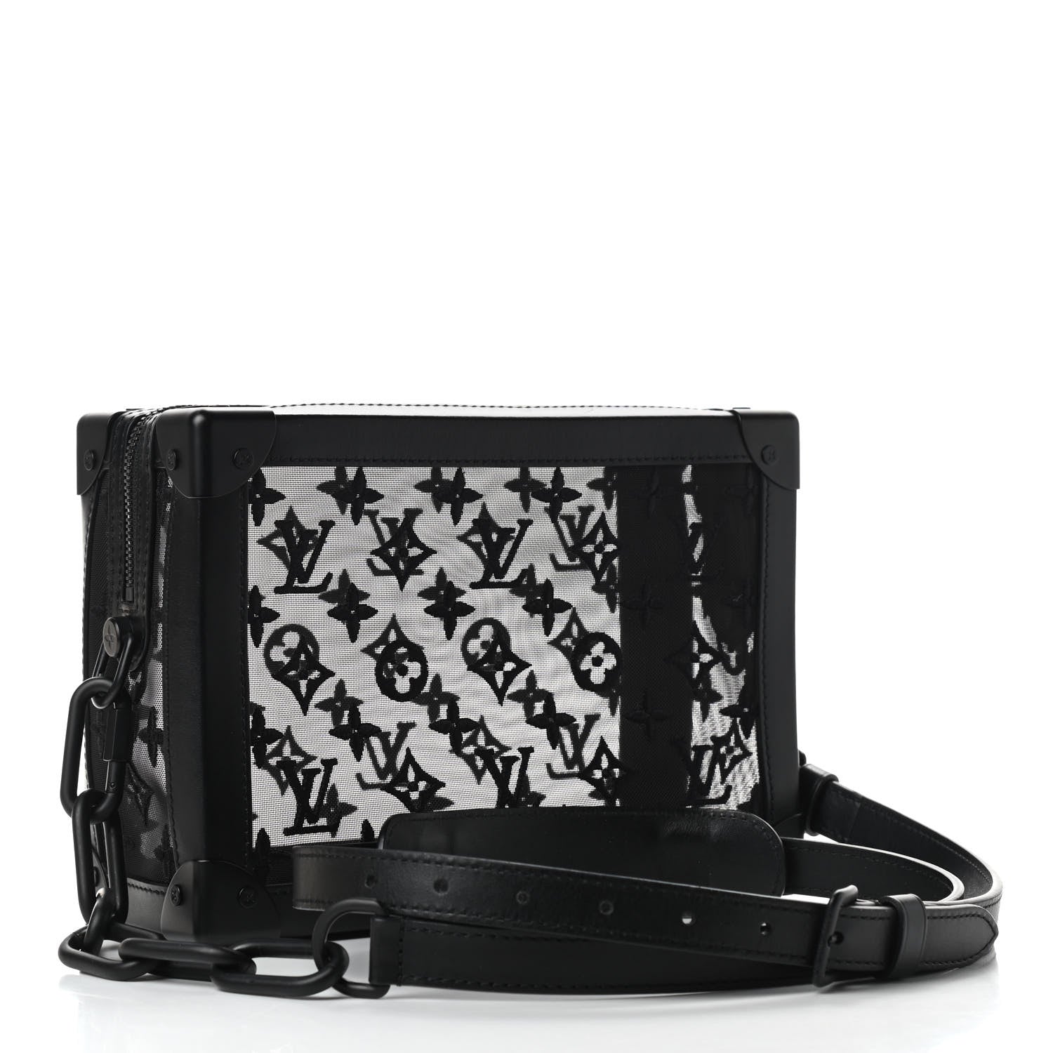 Louis Vuitton Monogram See Through Soft Trunk Black 3 of 9