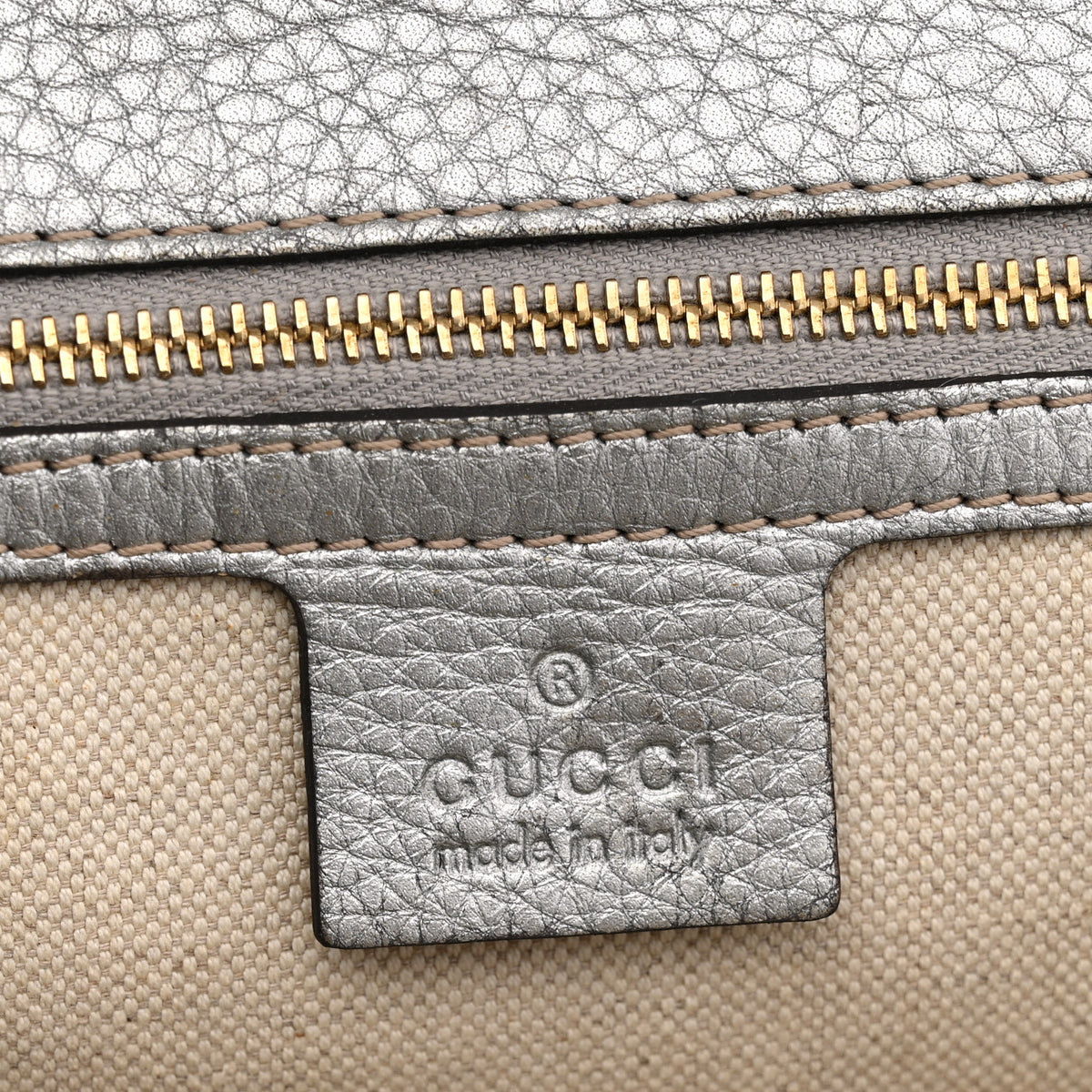 Gucci Metallic Snakeskin Medium New Bamboo Top Handle Bag Silver Multicolor 6 of 15