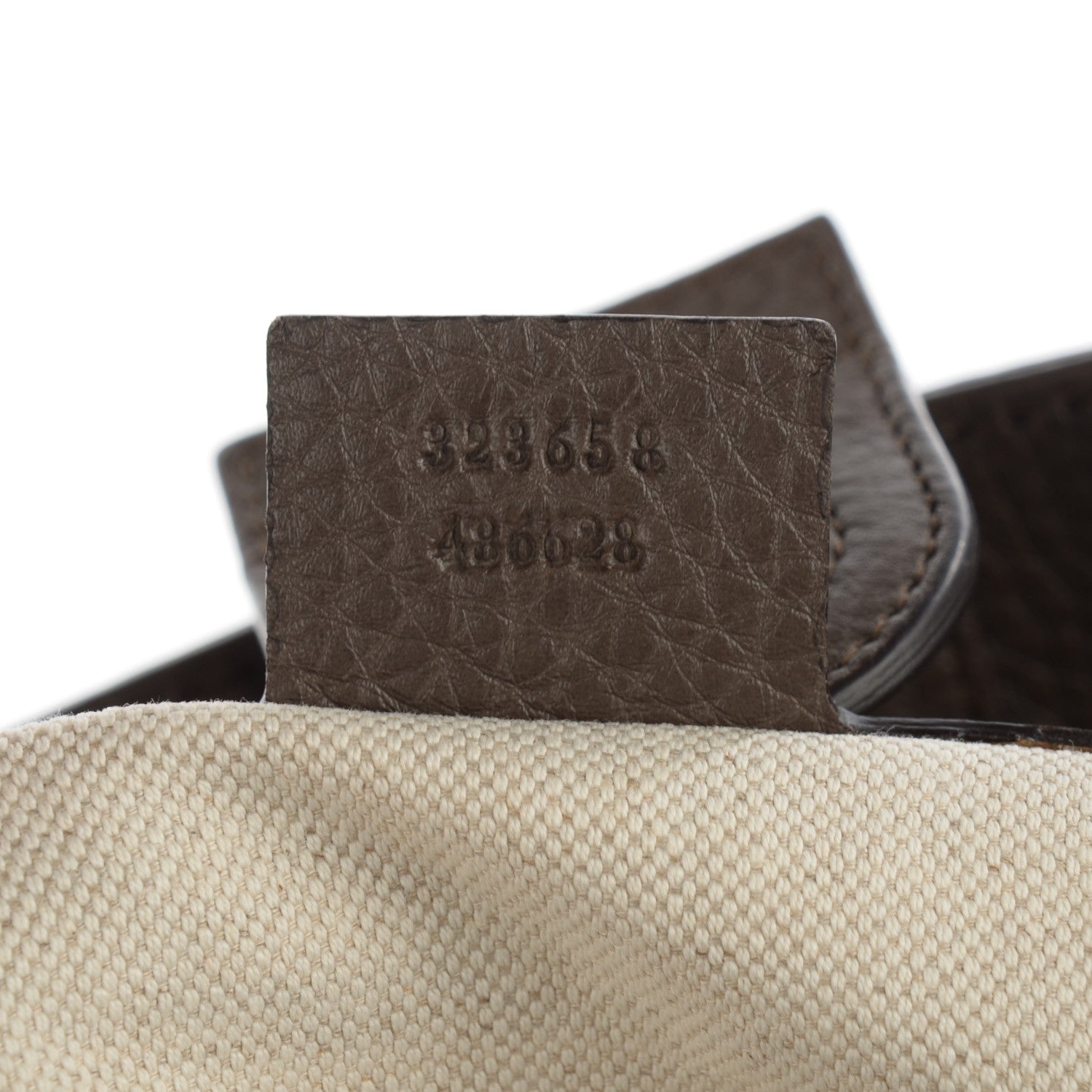Gucci Calfskin Large Bamboo Shopper Tote Grey Field 6 of 7