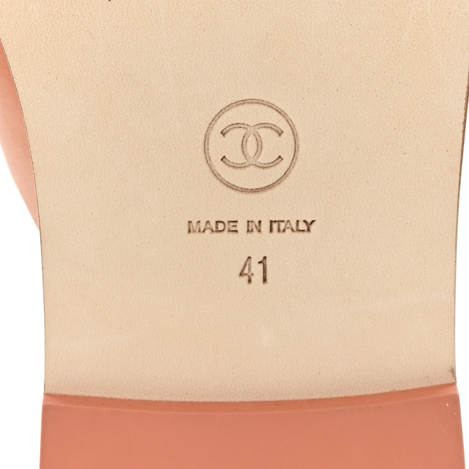 Chanel Calfskin Cruise CC Chain Mules 41 Pink 7 of 9