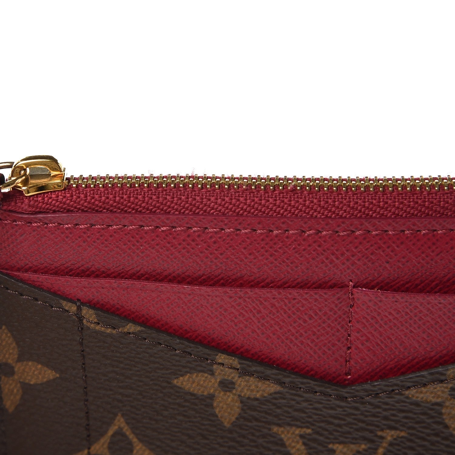 Louis Vuitton Monogram Zipped Card Holder Fuchsia 7 of 8