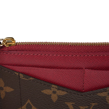 Louis Vuitton Monogram Zipped Card Holder Fuchsia 7 of 8