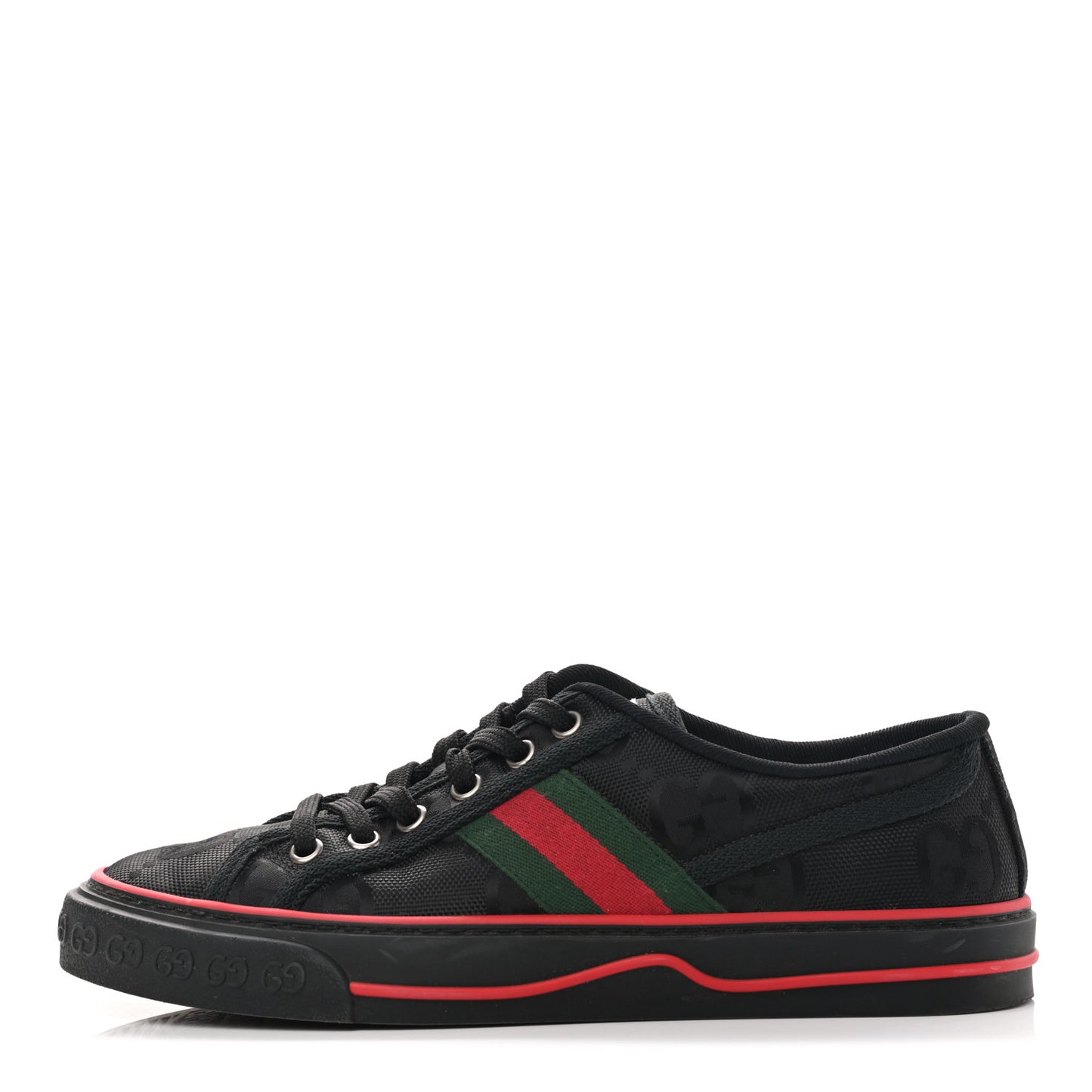 Econyl Nylon Web Monogram Off The Grid Womens 1977 Tennis Sneakers 37 Black