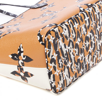 Louis Vuitton Monogram Giant Jungle Neverfull MM Ivory 6 of 8