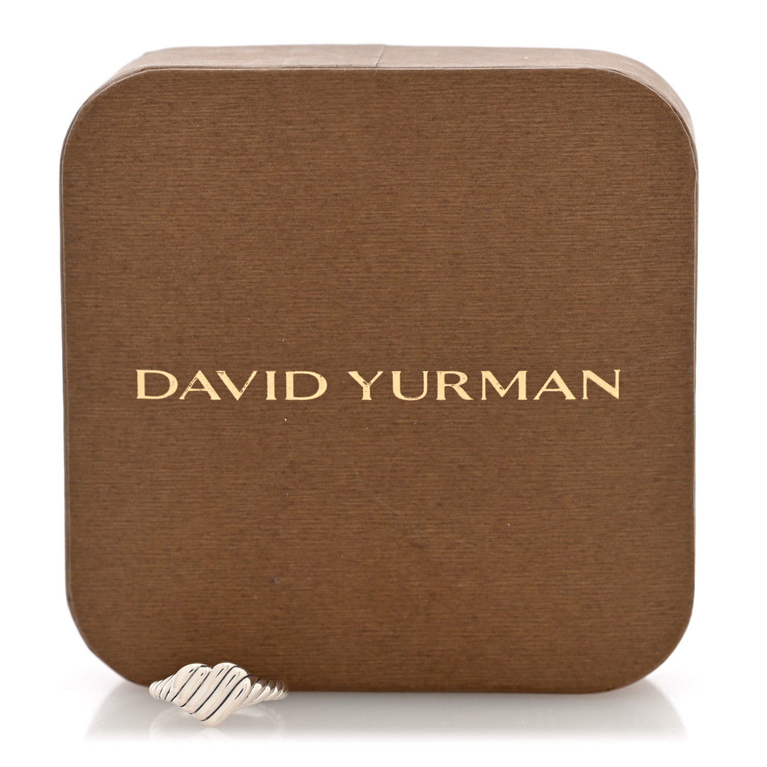 David Yurman Sterling Silver Sculpted Heart Pinky Ring 46 3.75 5 of 5