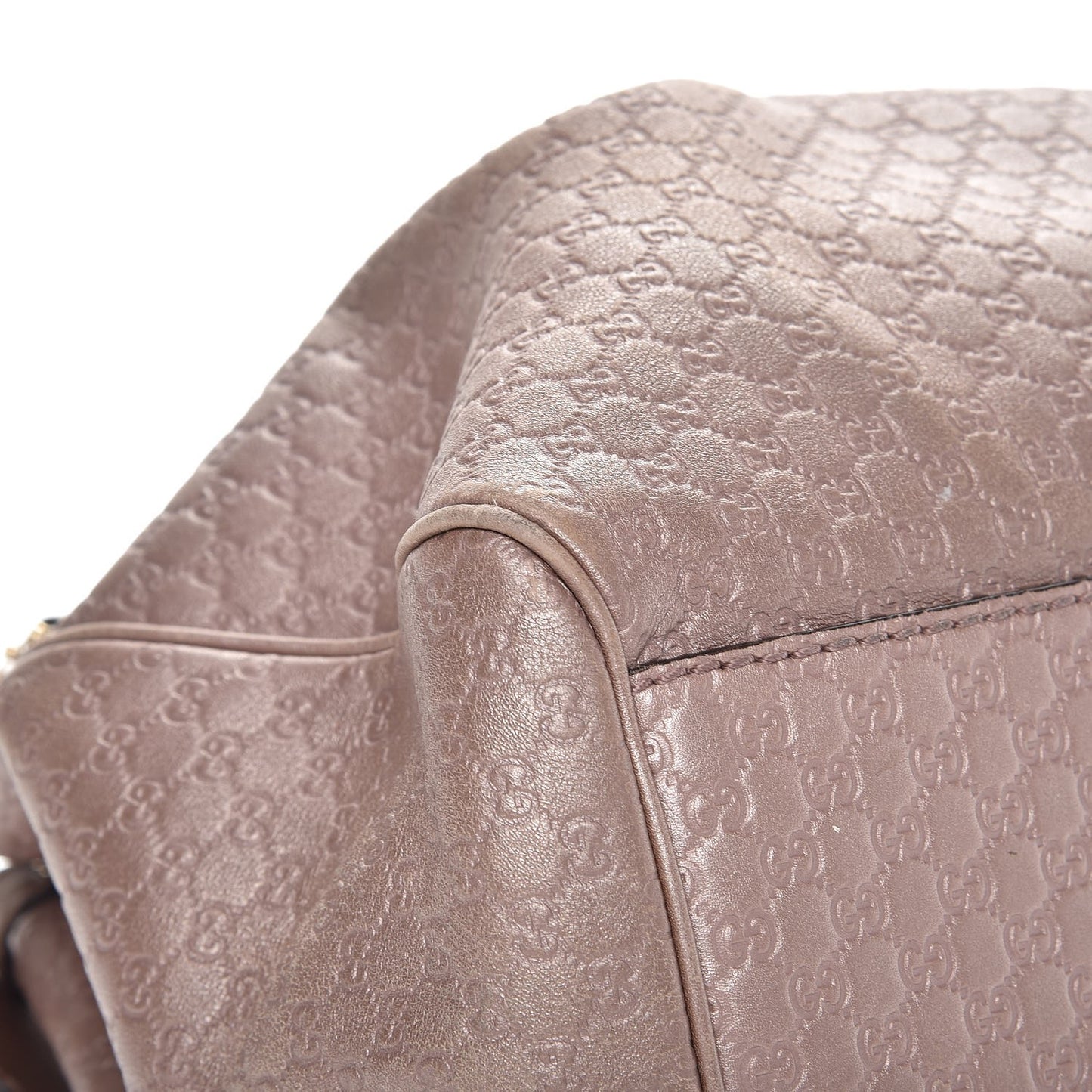 Metallic Microguccissima Medium Sukey Tote Dark Cipria