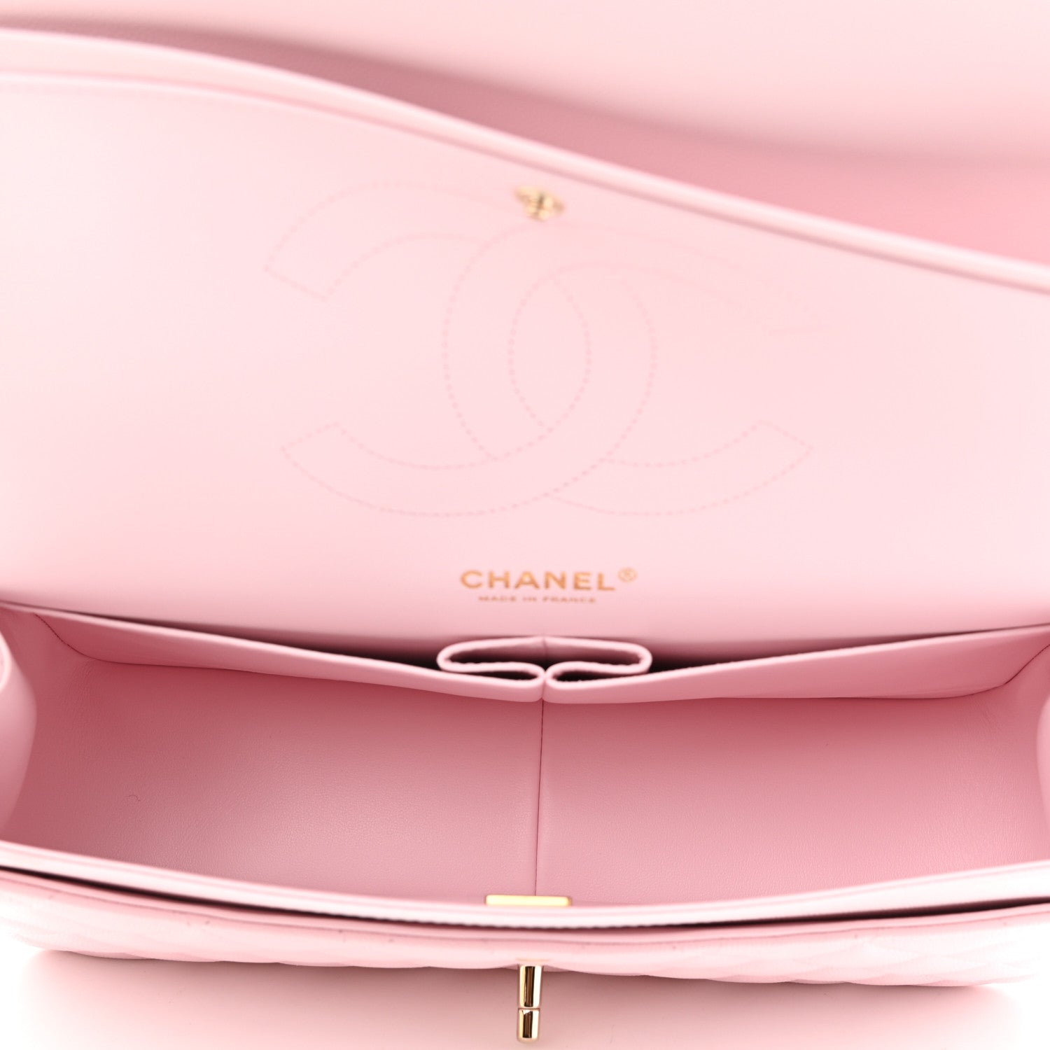 Chanel Caviar Quilted Jumbo Double Flap Light Pink 4 of 10