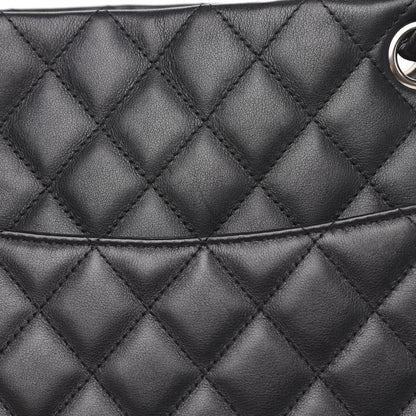 Chanel Calfskin Quilted Large Cambon Tote Black White 11 of 14