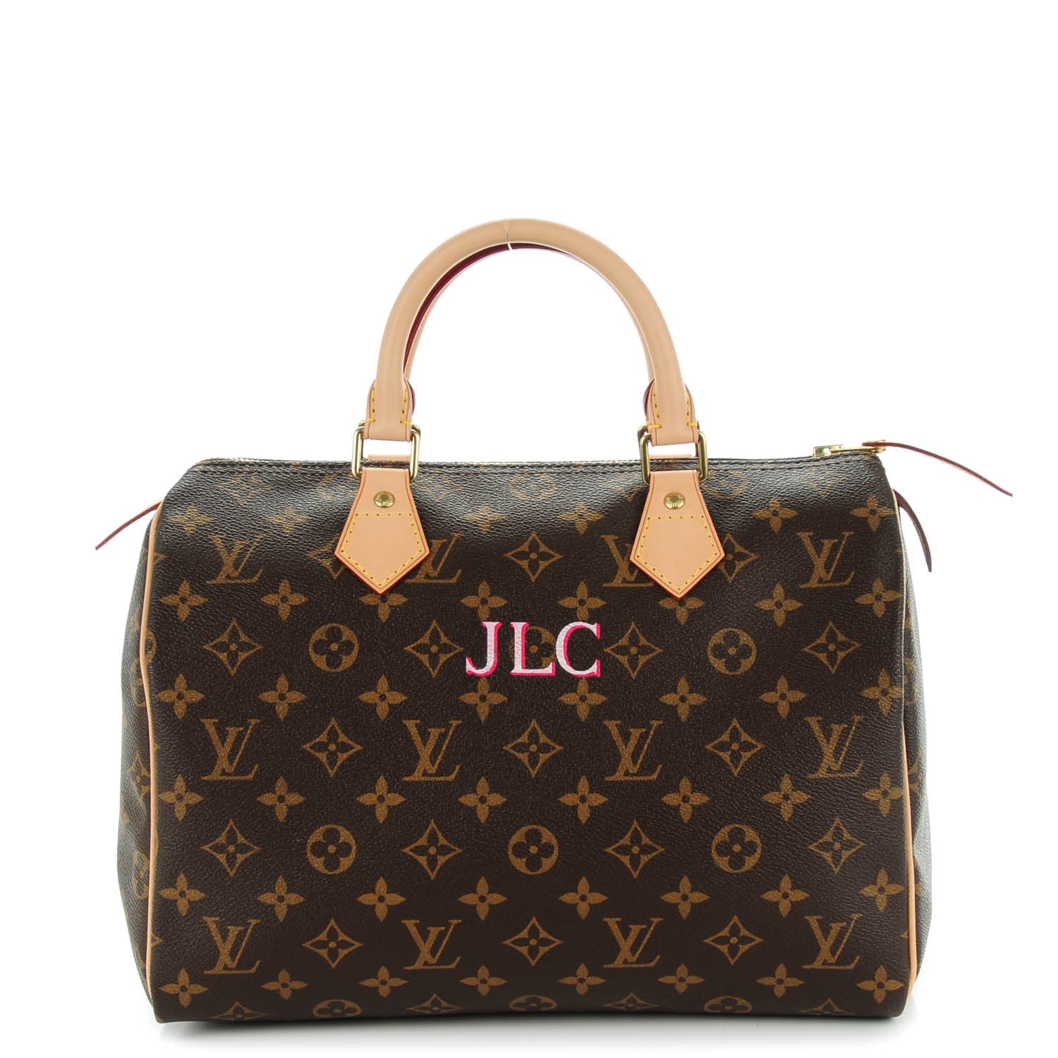 Louis Vuitton Monogram My LV Heritage Speedy 30 White Fuchsia 1 of 7