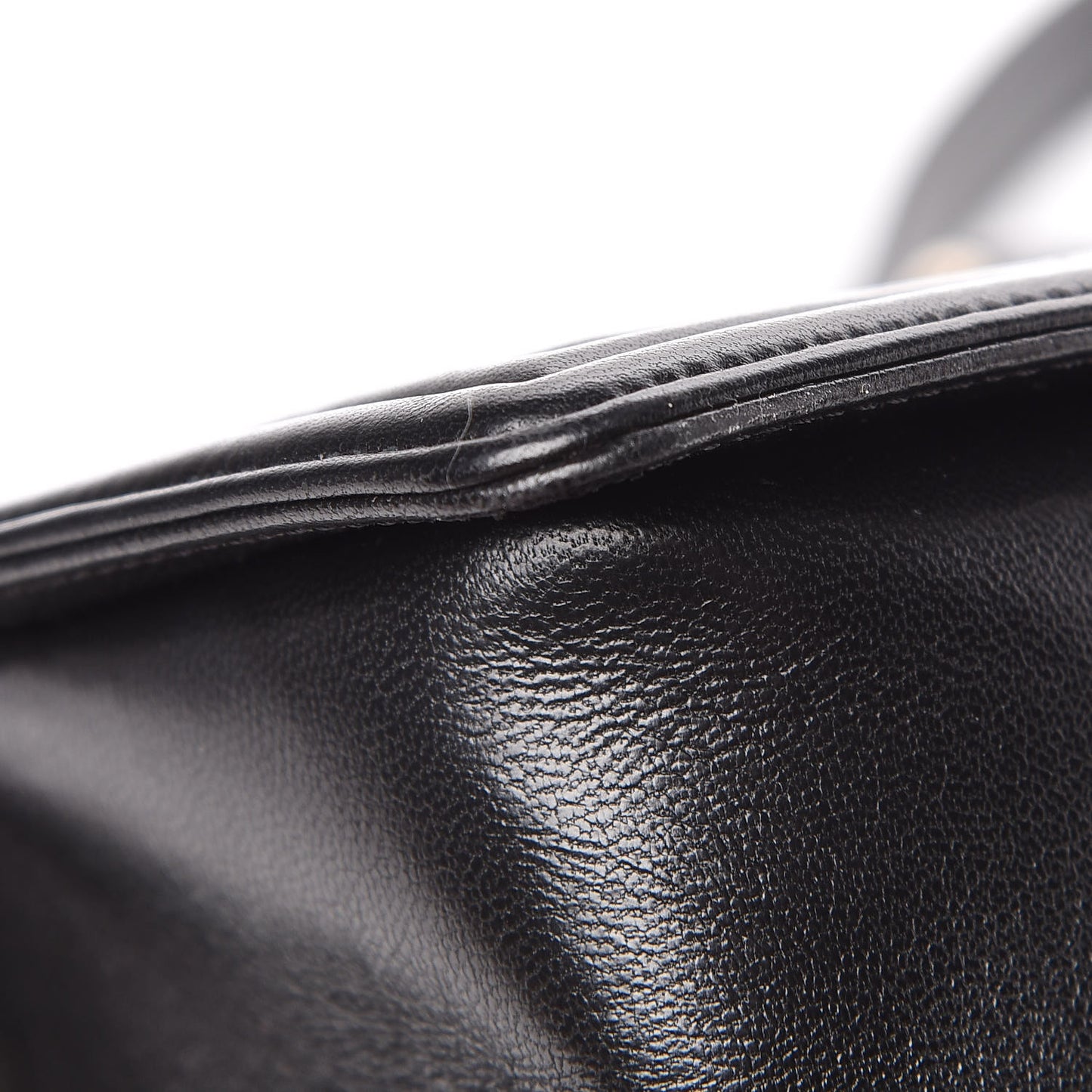 Lambskin Quilted Medium Boy Flap Black