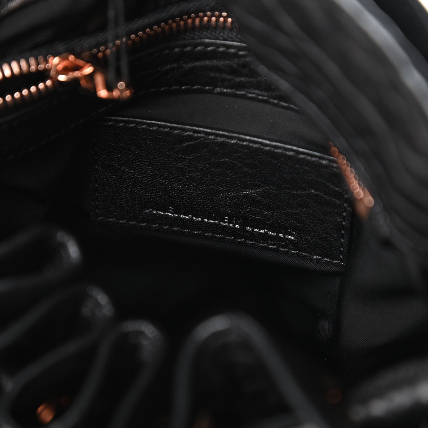 Alexander Wang Pebbled Lambskin Diego Bucket Black Rose Gold Hardware 8 of 9
