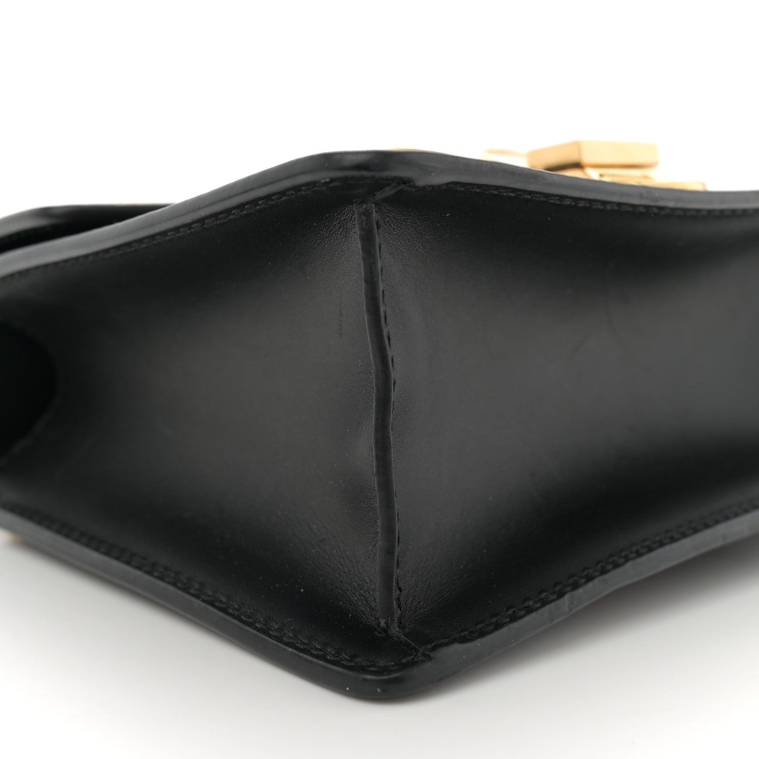 Gucci Calfskin Mini Sylvie Chain Shoulder Bag Black 9 of 15
