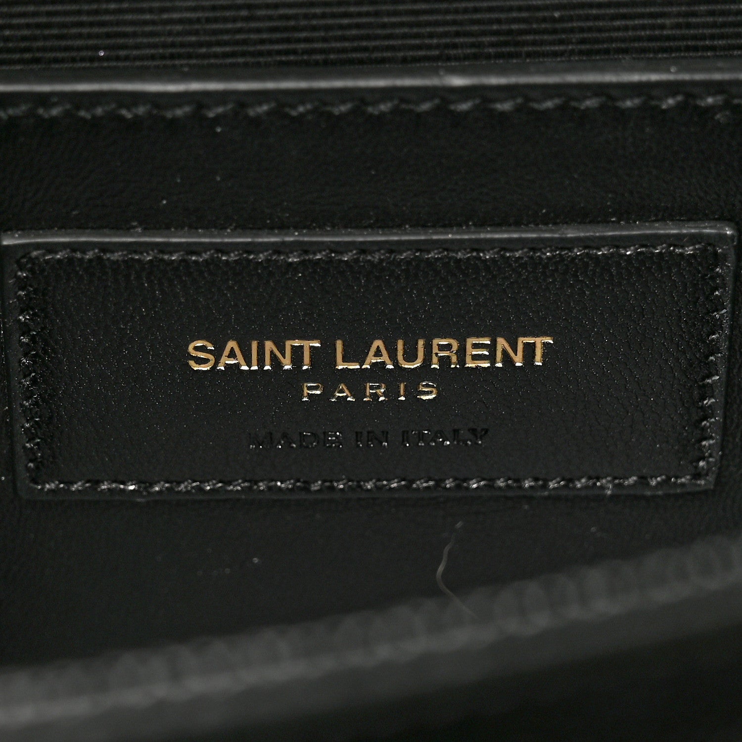 Saint Laurent Grain De Poudre Monogram Cassandre Clutch Black 7 of 8