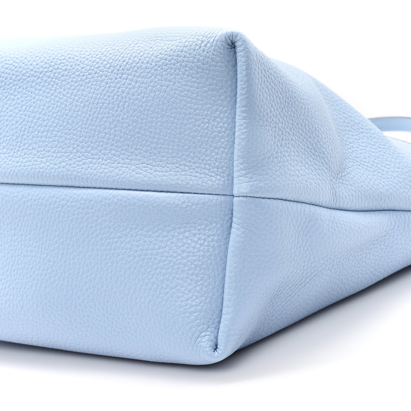 Grained Calfskin Monogram Small Totissima Reversible Tote Light Blue