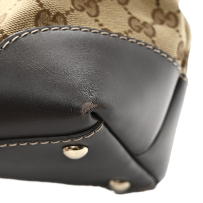 Gucci Monogram Small Lovely Heart Tote Dark Brown 11 of 14