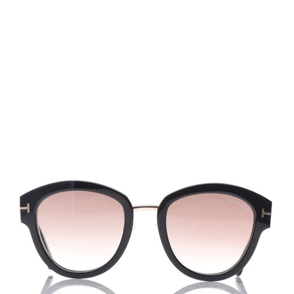 Tom Ford Mia Soft Rounded Sunglasses TF574 Black 2 of 6