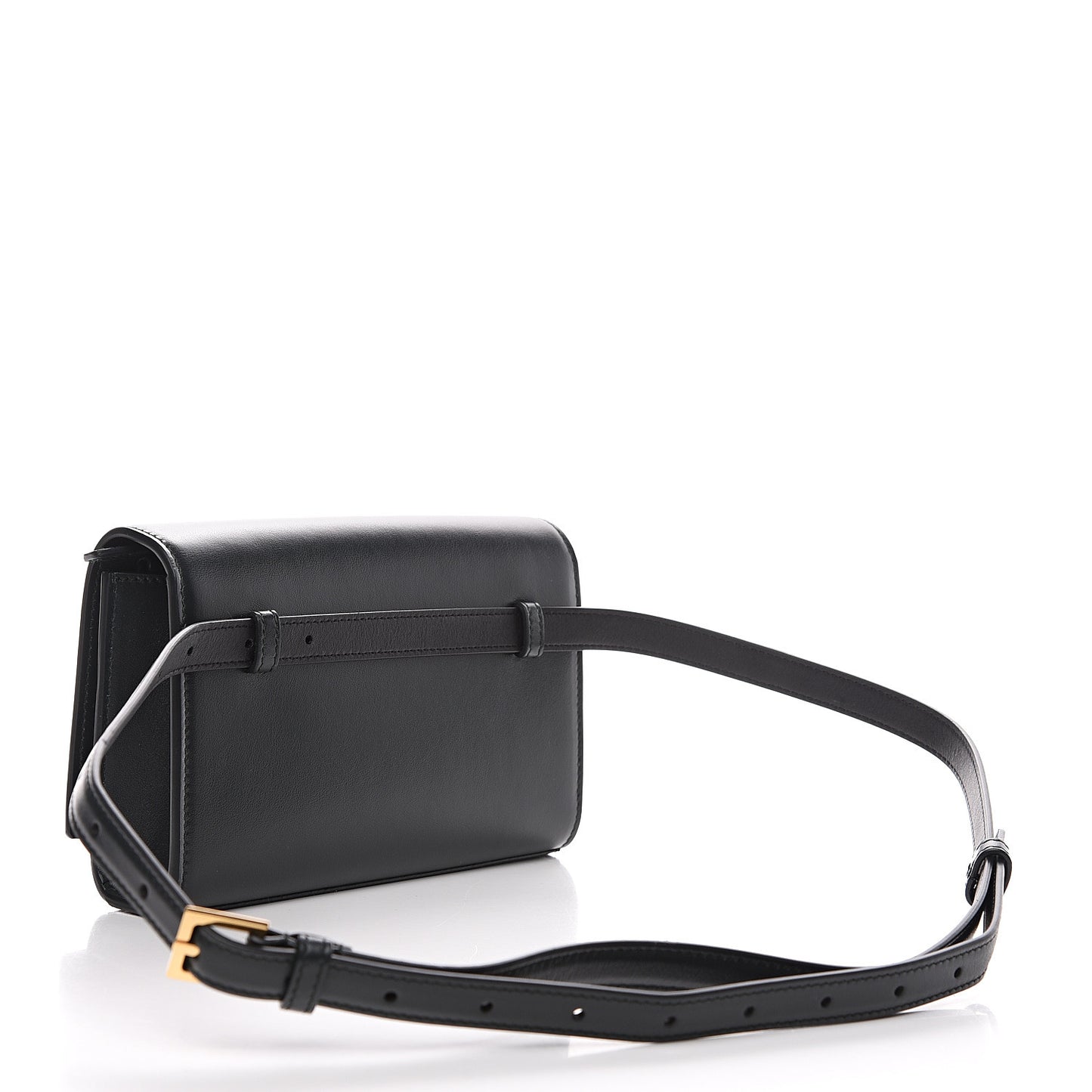 Smooth Calfskin Monogram Kate Belt Bag Black