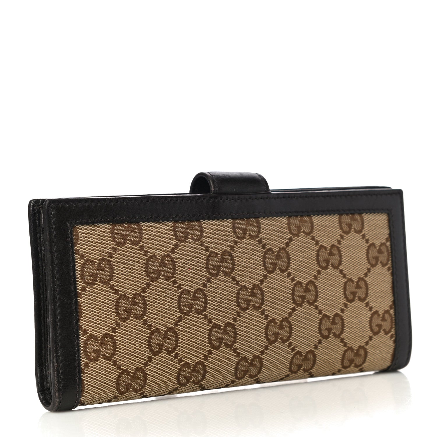 Gucci Monogram Scarlett Continental Wallet Dark Brown 3 of 12