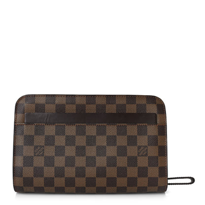 Louis Vuitton Damier Ebene Pochette Saint Louis Clutch 1 of 14