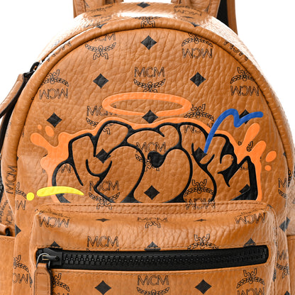 MCM X SAMBYPEN Visetos Small Stark Backpack Cognac 8 of 30