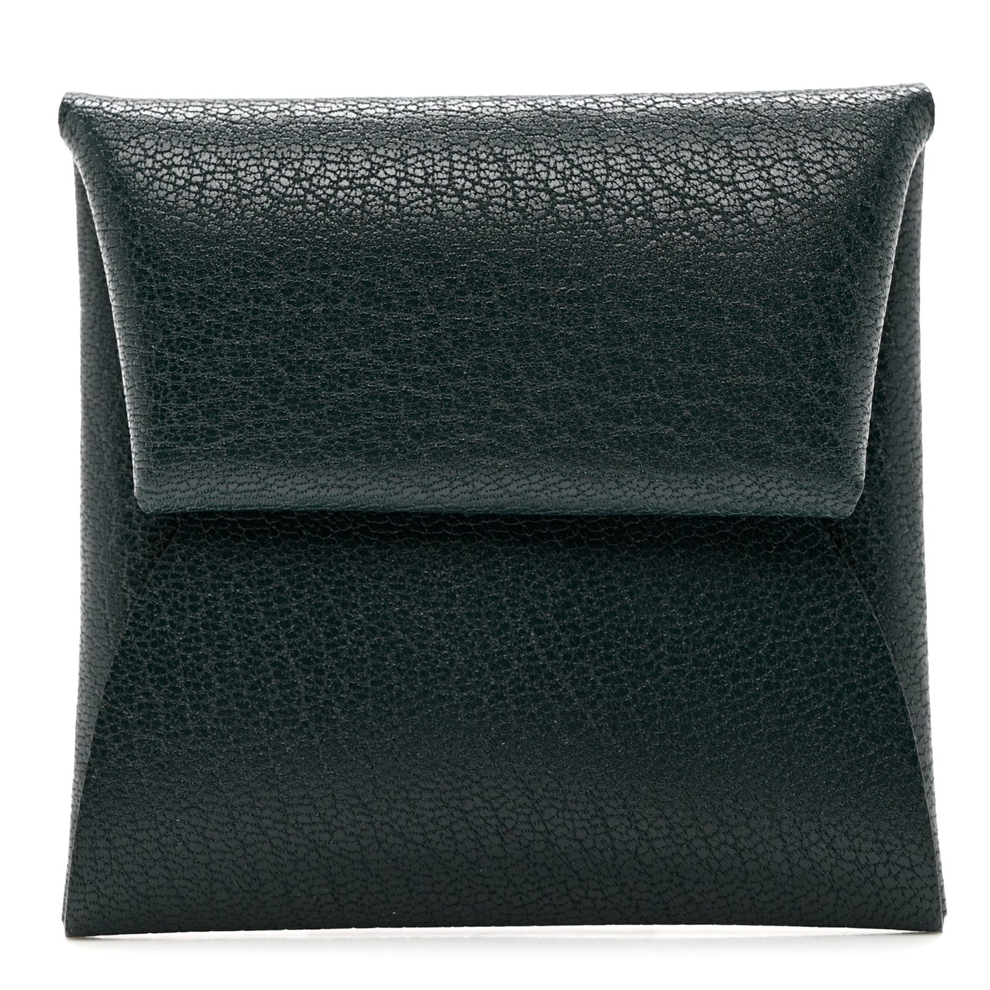 Chevre Mysore Bastia Coin Purse Vert Titien