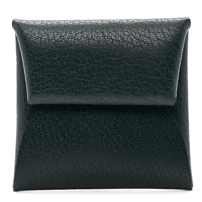 Hermes Chevre Mysore Bastia Coin Purse Vert Titien 1 of 7