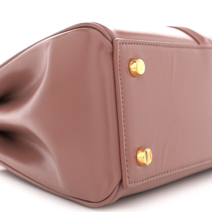Celine Satinated Calfskin Small 16 Top Handle Bag Pastel Pink 10 of 14