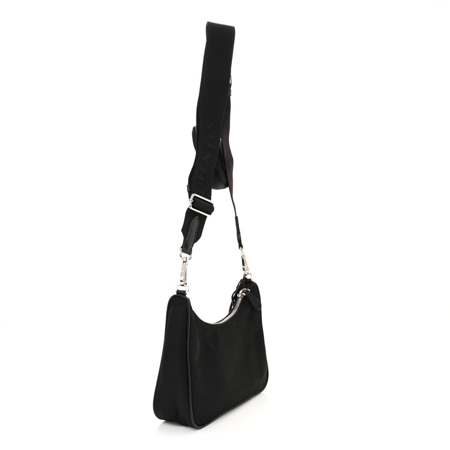 Prada Nylon Re-Edition 2005 Shoulder Bag Black 3 of 10