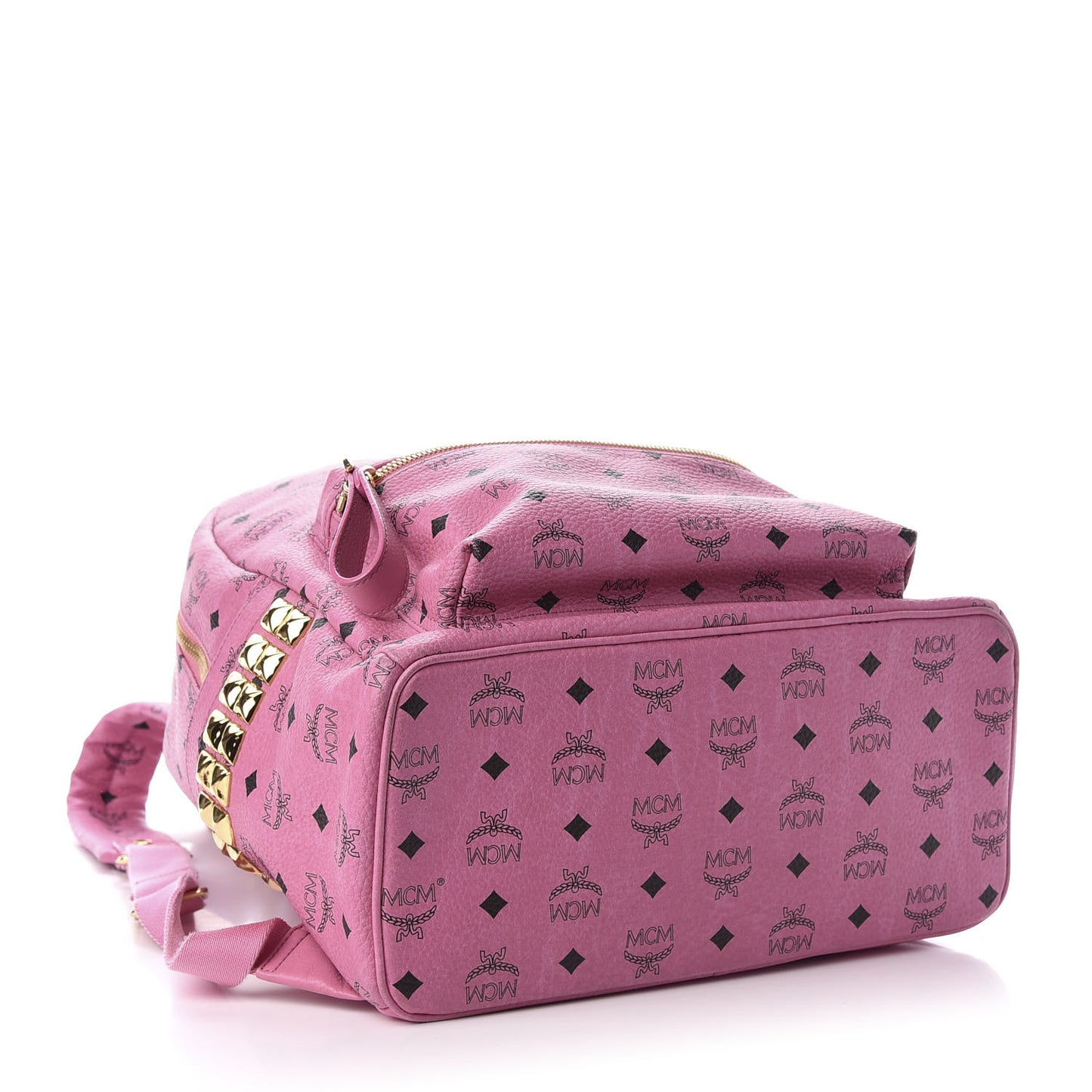 Visetos Medium Side Studs Stark Backpack Pink
