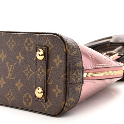 Louis Vuitton Vernis Monogram Alma BB Rose Pale Metallise 9 of 9