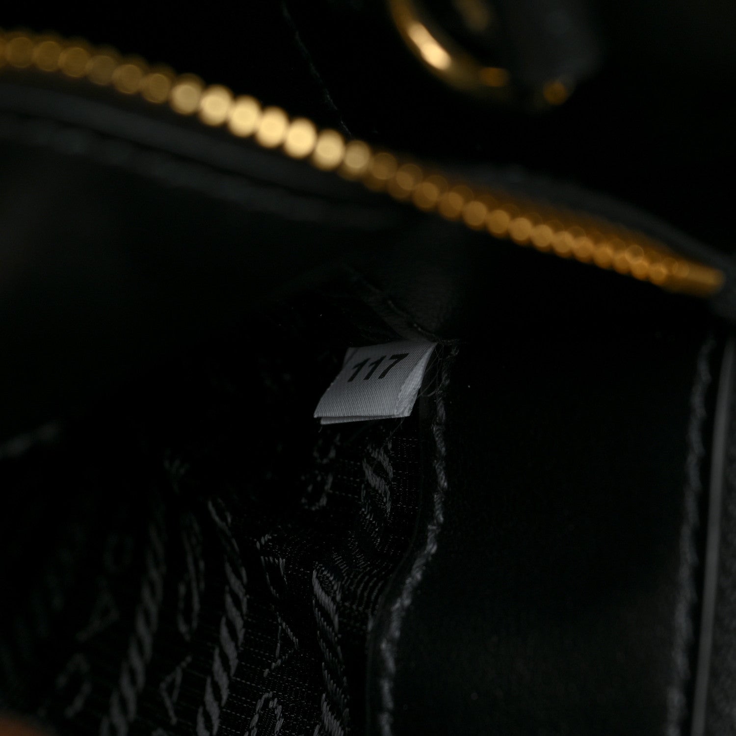 Prada Saffiano Cuir Calfskin Small Monochrome Top Handle Tote Black 7 of 9
