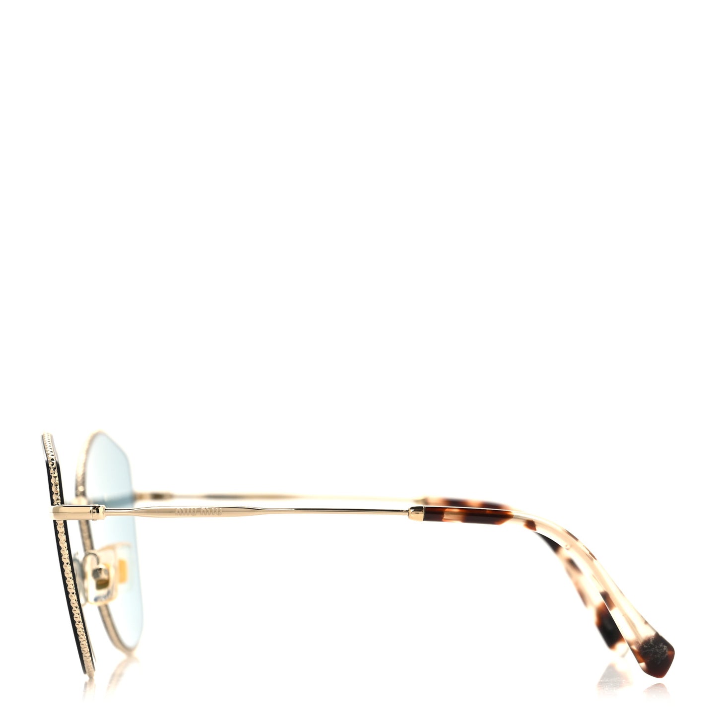 Metal Oval Sunglasses SMU60V Tortoise