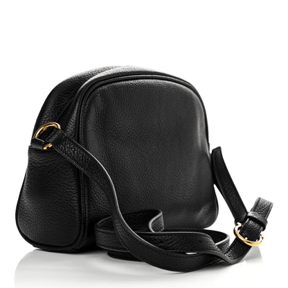 Salvatore Ferragamo Calfskin Travel Camera Crossbody Bag Black 3 of 14
