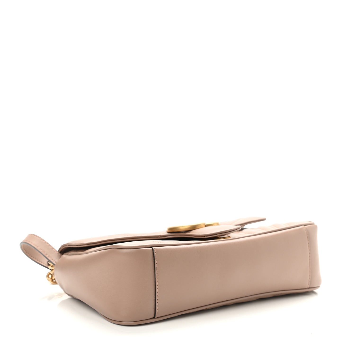 Calfskin Matelasse Small GG Marmont Shoulder Bag Porcelain Rose