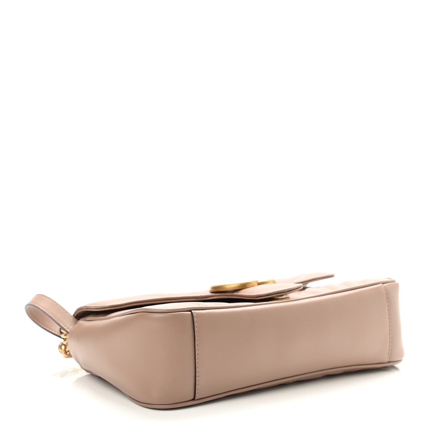 Gucci Calfskin Matelasse Small GG Marmont Shoulder Bag Porcelain Rose 4 of 10