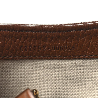Gucci New Denim GG Monogram Calfskin Mini Jackie 1961 Hobo Blue Tea Cuir 7 of 12
