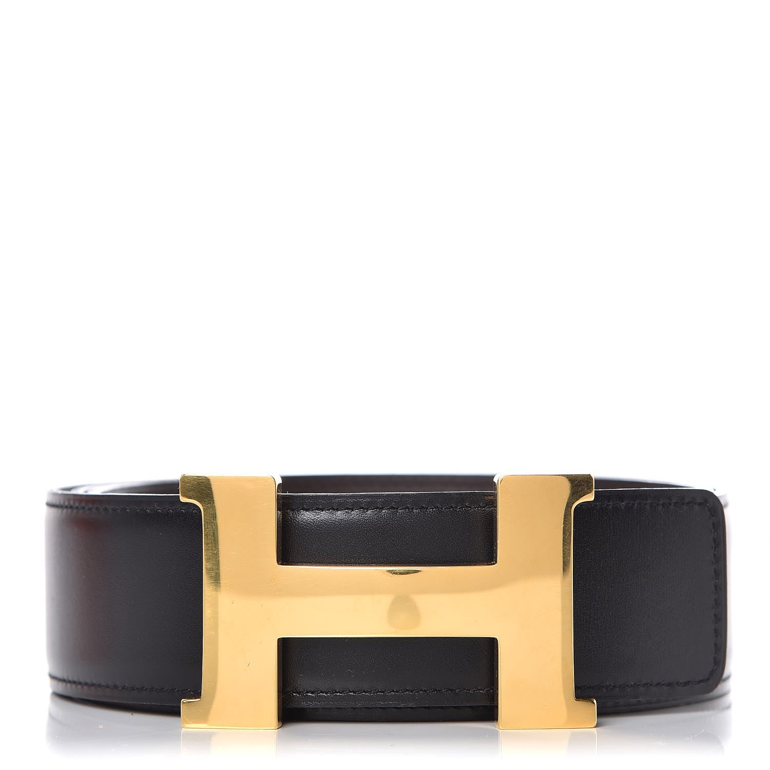 Hermes Box Chamonix 42mm Constance 2 Belt 95 Black Chocolate 1 of 9