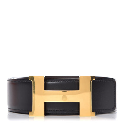 Hermes Box Chamonix 42mm Constance 2 Belt 95 Black Chocolate 1 of 9