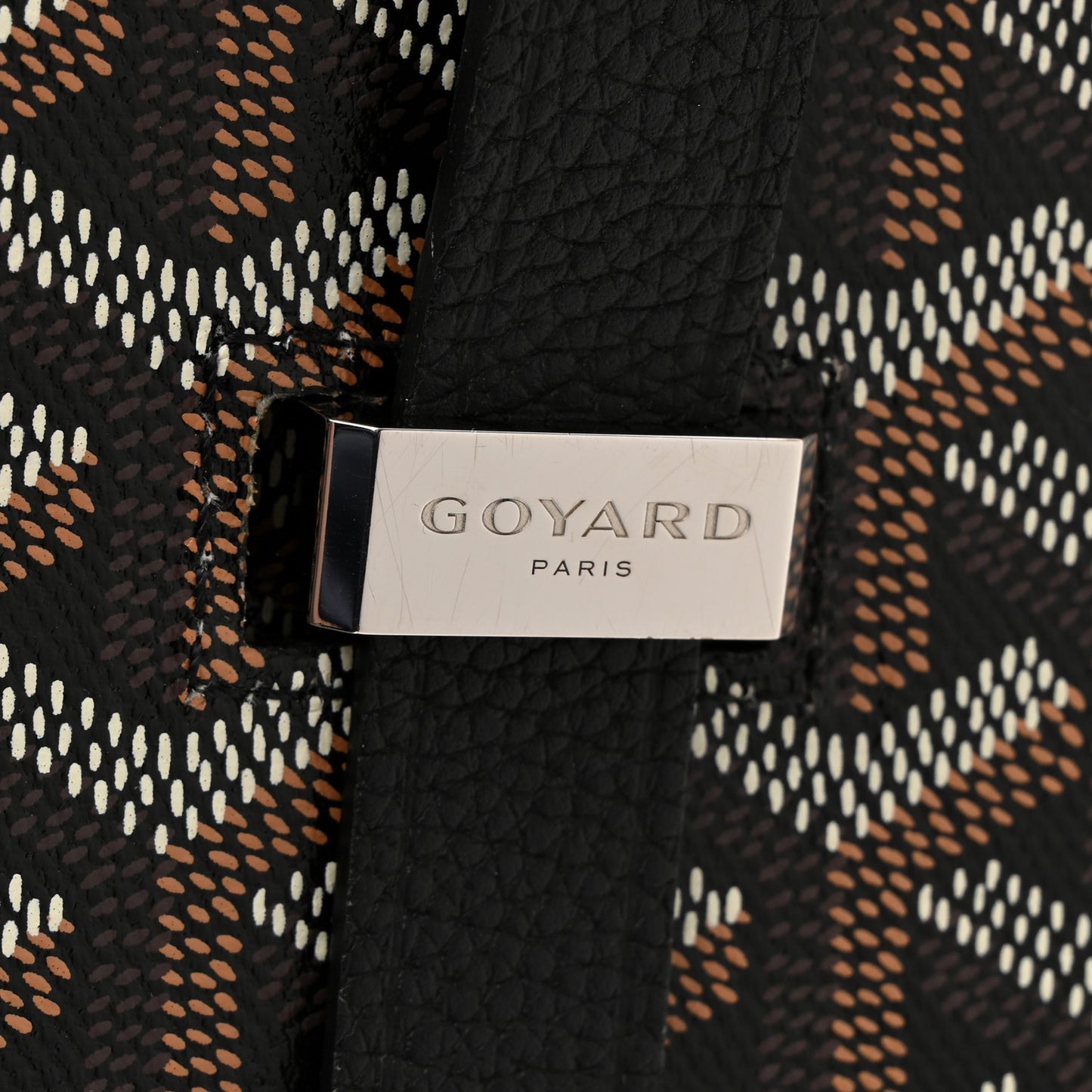 Goyardine Belvedere II MM Messenger Bag Black