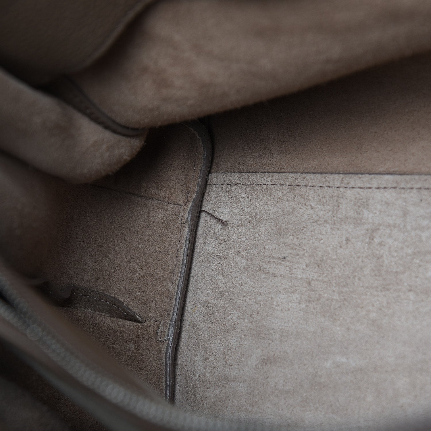 Saint Laurent Grained Calfskin Small Supple Sac De Jour Taupe 8 of 15