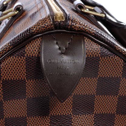 Louis Vuitton Damier Ebene Speedy 30 7 of 9