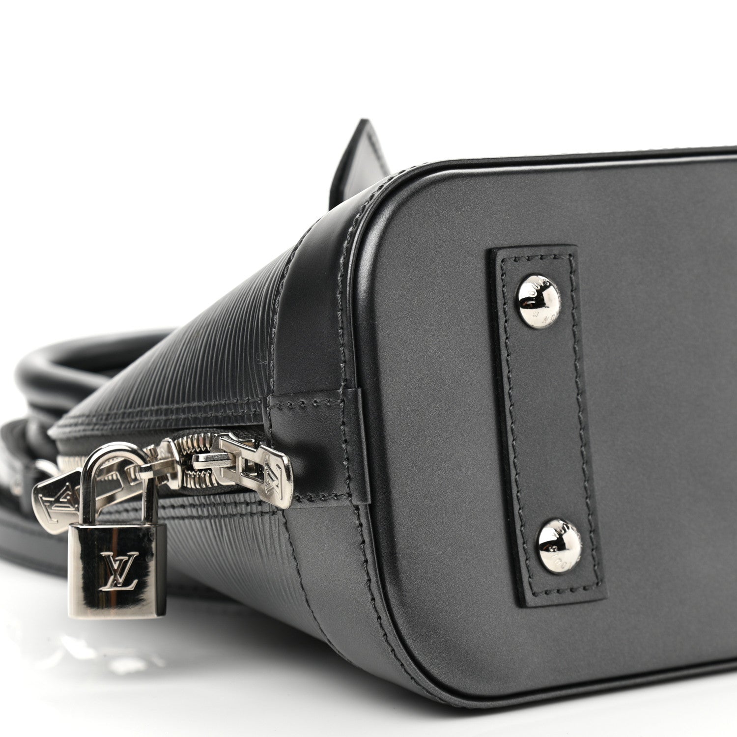 Louis Vuitton Epi Alma BB Anthracite Nacre 5 of 11