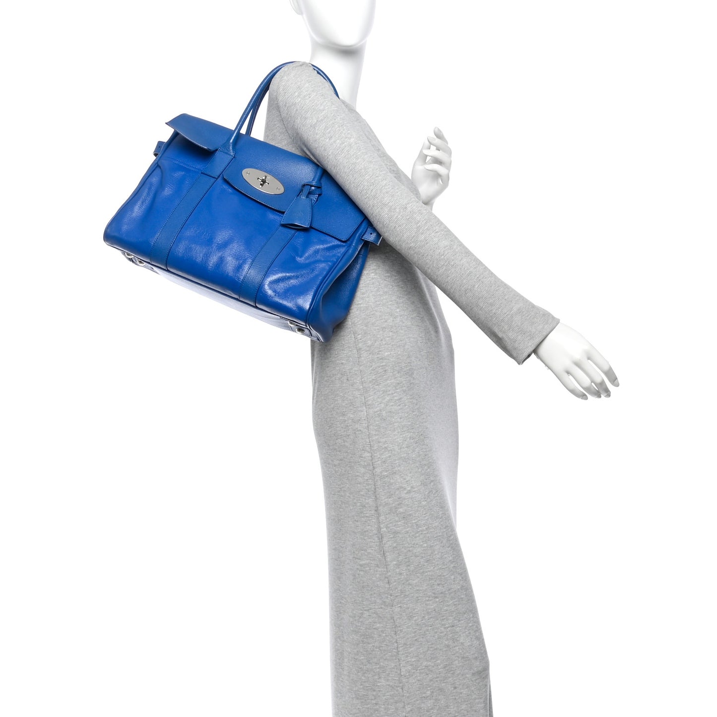 Glossy Goatskin Bayswater Bluebell Blue
