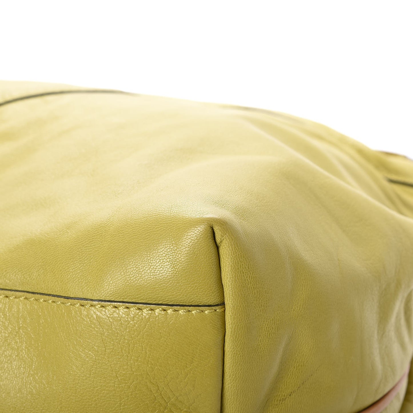 Lambskin Quilted Hobo Green