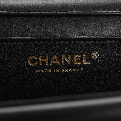 Chanel Lambskin Evening In Egypt Clutch Black 6 of 11