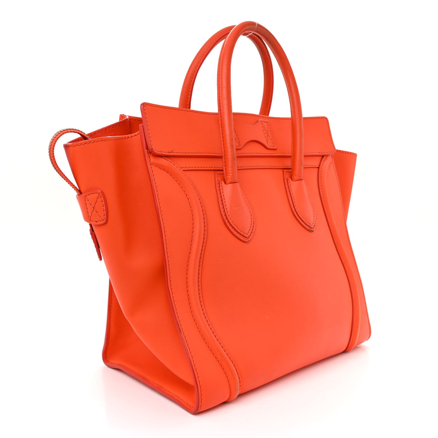 Smooth Calfskin Mini Luggage Orange
