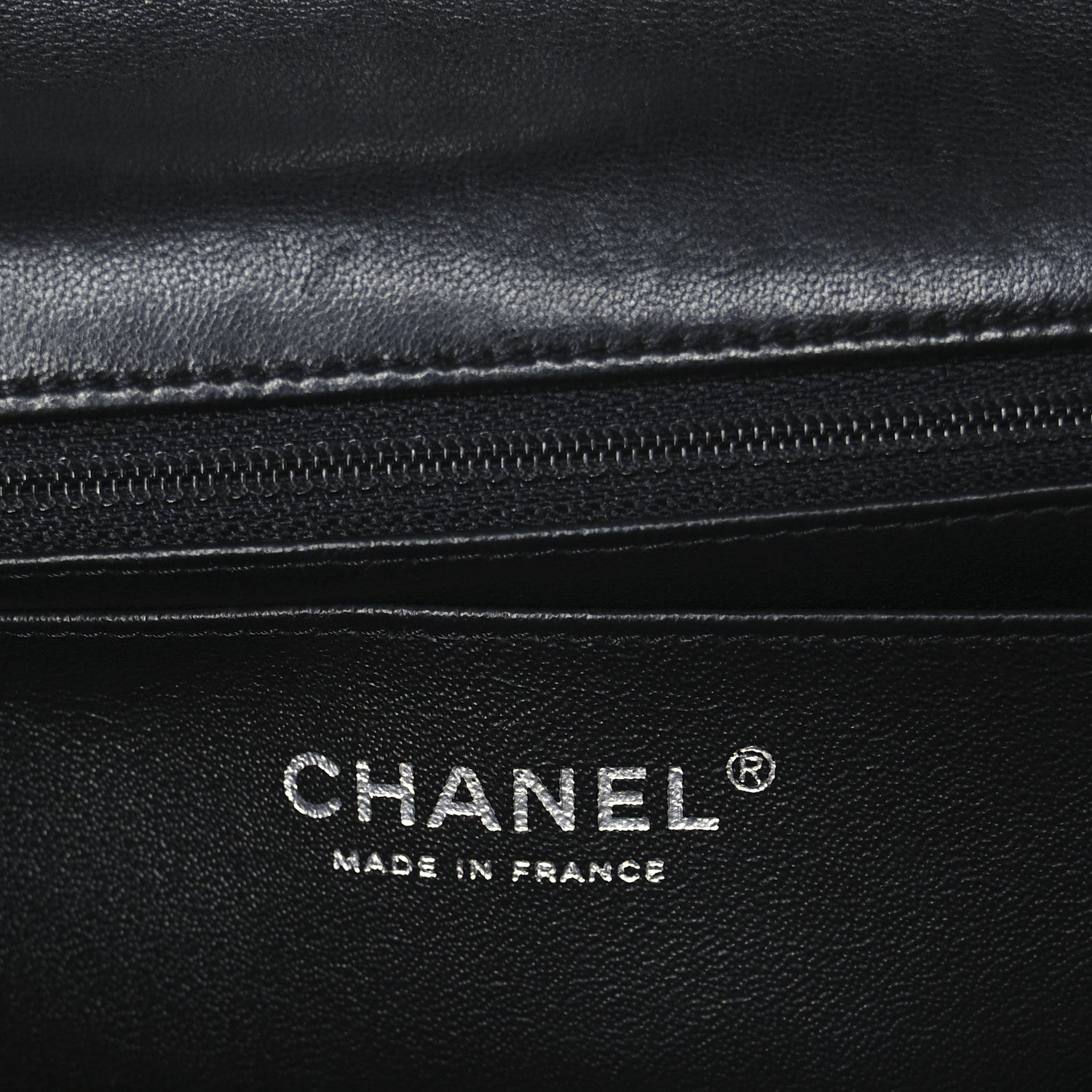 Chanel Lambskin Quilted Mini Rectangular Flap Black 6 of 11